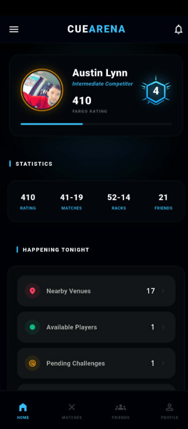 Player Dashboard